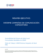 Resumen Ejeuctivo: Informe campañas de comunicación comunitaria