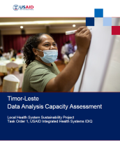 TL data analysis capacity assessment