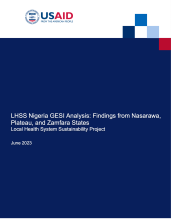 Nigeria GESI Analysis Cover Page